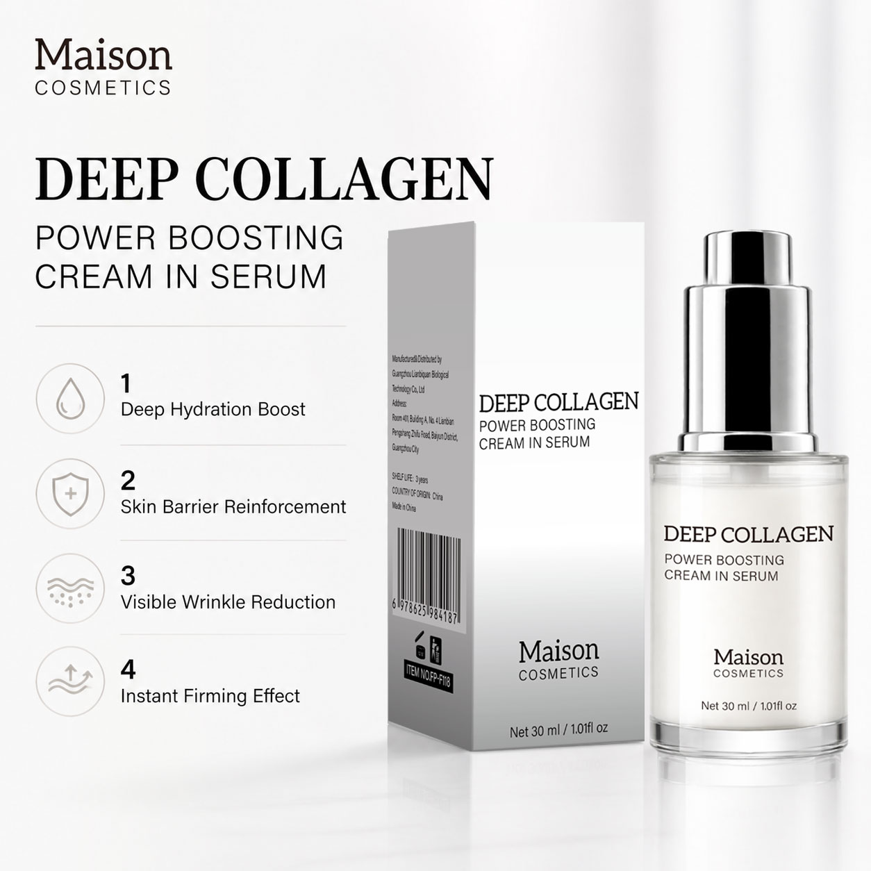 Deep Collagen Serum, Women Ser - Skincare Skintific review and price