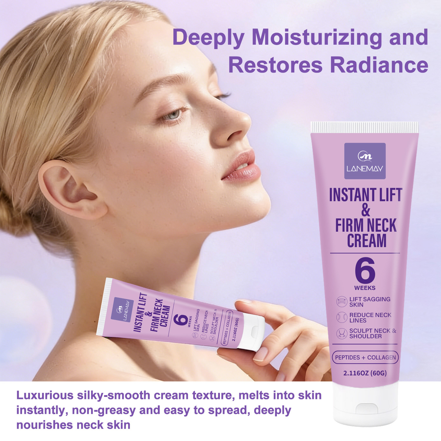 Instant Lift Firm Neck Cream w - Retinol Vitamin A Cream review and price