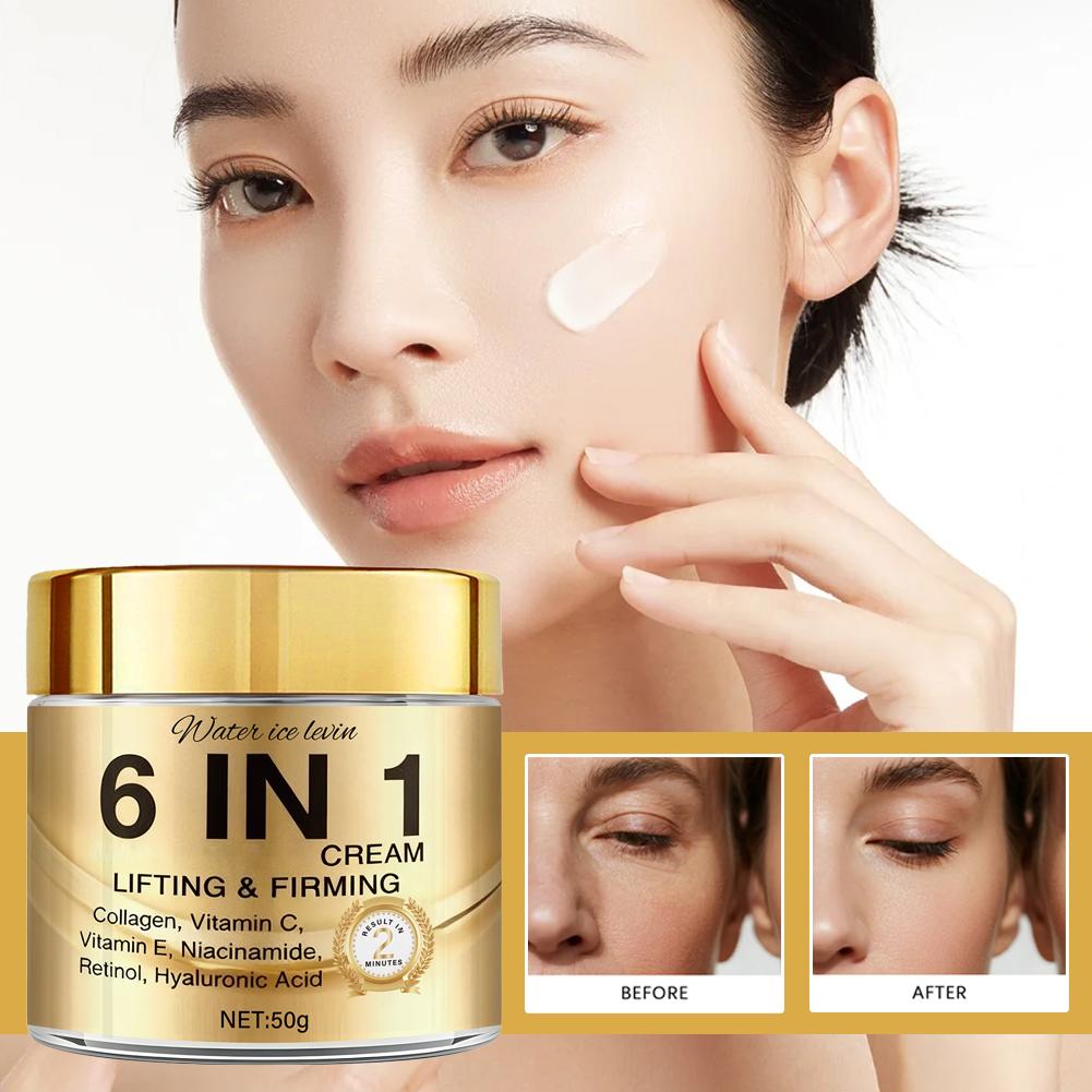 6 IN 1 Collagen Face Cream Lif - Retinol Vitamin A Cream review and price