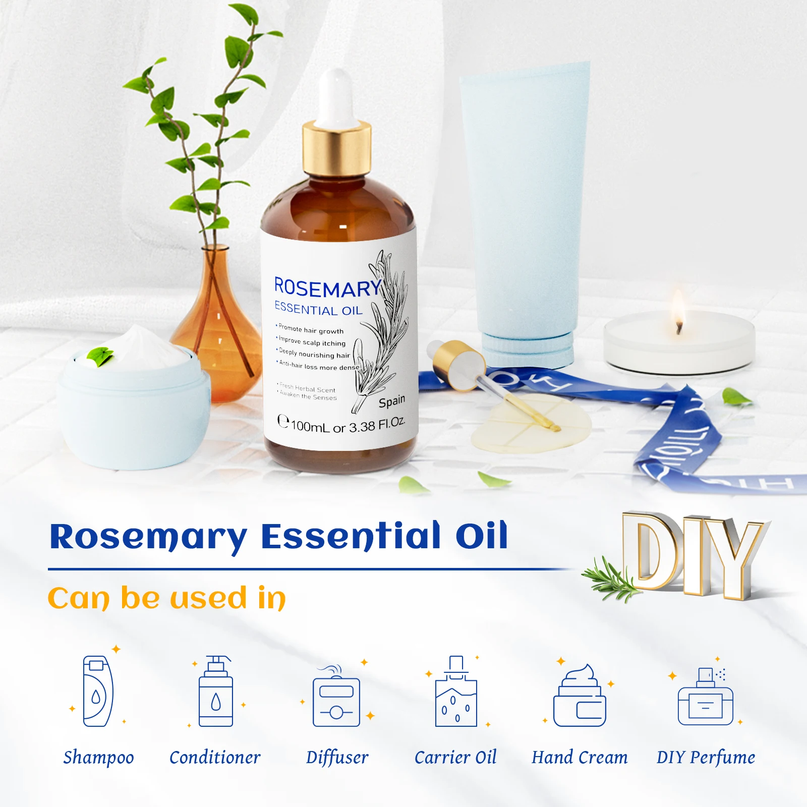 HIQILI Rosemary Jasmine Lavend - Skincare Skin 1004 review and price